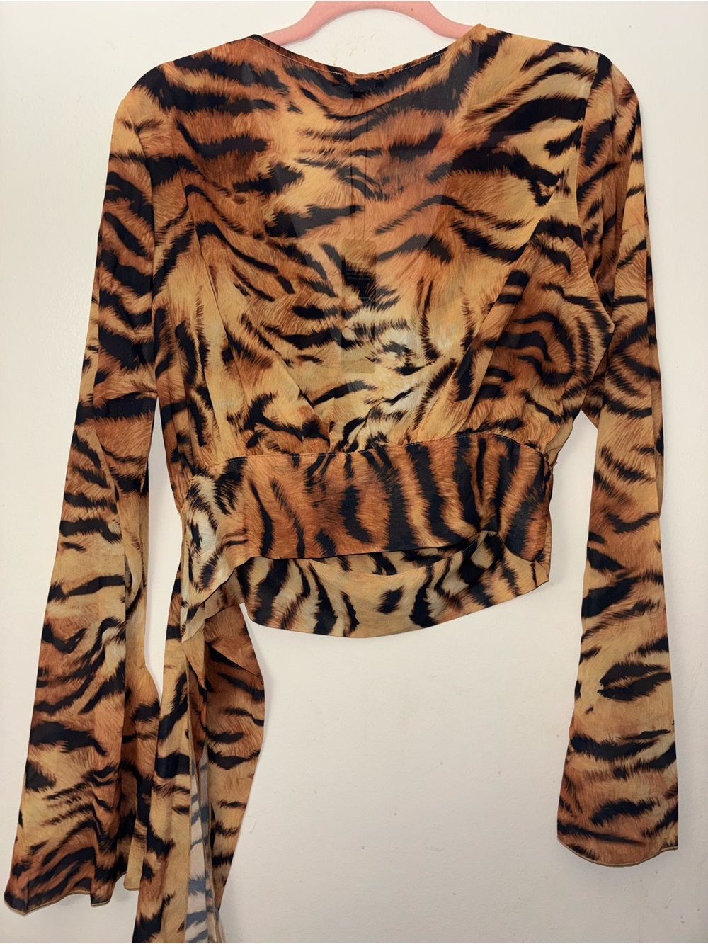 Fashion Nova Maya Animal Print Blouse Top - Picture 2 of 3